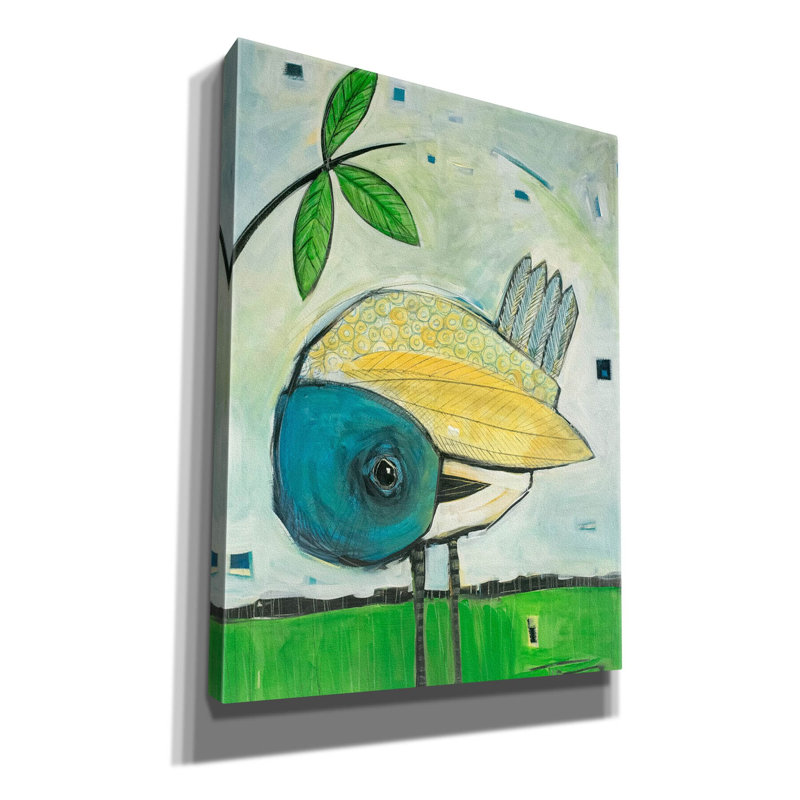 «Red Green Barrel Studio» par Tim Nyberg, art mural sur toile, H 16 po x l 12 po x P 0,75 po