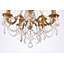 Lustre classique / traditionnel à 5 lumières de style bougie avec détails en cristal Ashmin-20209440