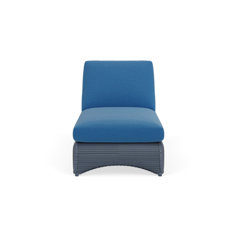 Loom Outdoor Chaise Lounge, Denim Blue, Deering Cadet