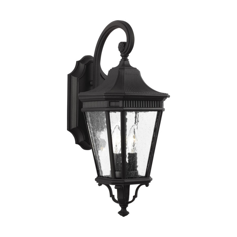 Petite lanterne Cotswold Lane de Génération Lighting , H 20,5 po x l 9 po x P 11,63 po, Noir