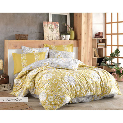 Cotton Floral Duvet Cover