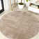 Asami Solid Low-Pile Beige Rug
