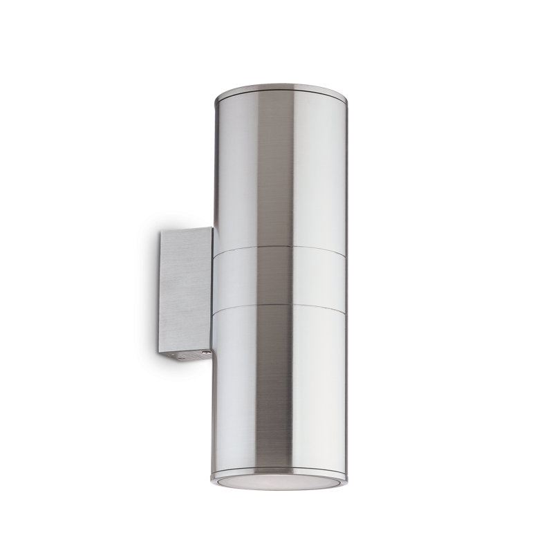 Gun 9cm H Outdoor Flush Mount, Silver