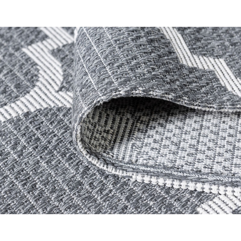 California Cotton Abstract Indoor Rug, Runner 2'2" x 6'