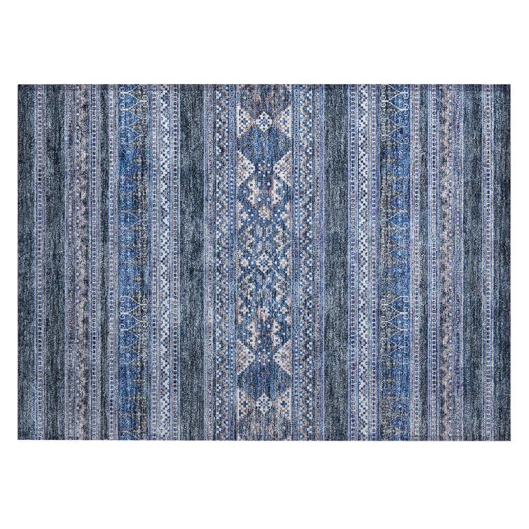 Neilly Washable Southwestern Indoor / Outdoor Rug