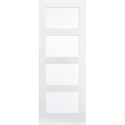Shaker 4P Primed White Internal Door
