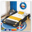Lit plateforme avec roulettes et rangement Race-1705870947-1705870949