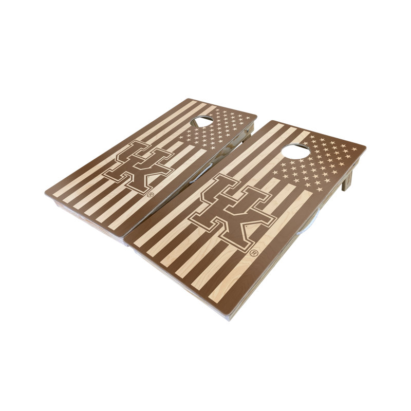 Ensemble de cornhole 10 pièces de l’université de kentucky badigeonned american