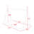 Julieta Twin Size Wood Platform Bed with Triangle Structure-307658500