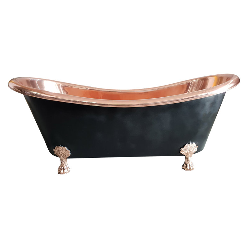 1830mm x 813mm Freestanding Soaking Copper Bathtub