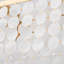 Lustre 6 lumières à motif de coquillages