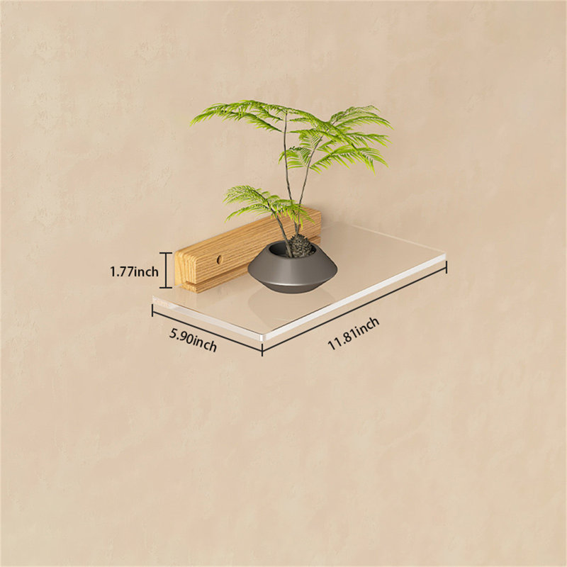 Tablette flottante Doodnath, H 1,77 po x l 11,81 po x P 5,9 po