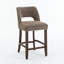 Tabouret de comptoir rembourré en bois massif-87925487-87925485