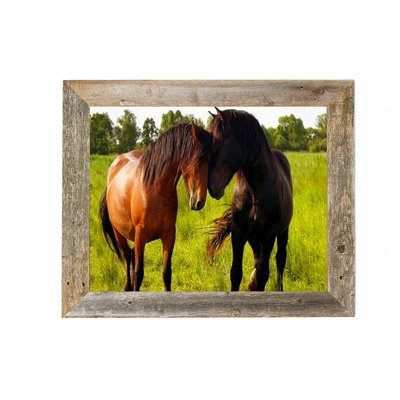 Weathered Gray Wood Matte Picture Frame
