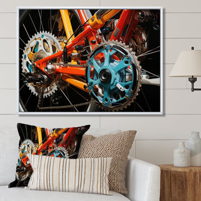 Vélo, Perspectives dynamiques - Transport, reproduction d'art sur toile