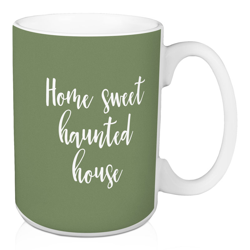 Grande tasse à café home hanté house Nashwauk, Vert