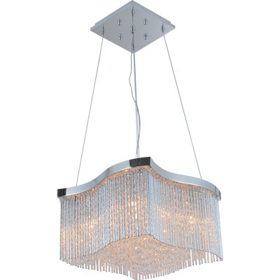 Darrion 8 - Light Dimmable Geometric Chandelier