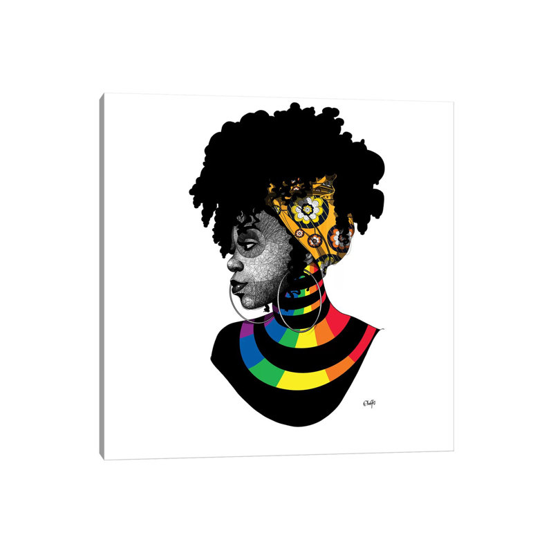 " On Stripes " by Ohab TBJ, 26" H x 26" W x 1.5" D, Wrapped Canvas