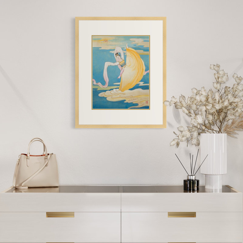 Heavenly Maiden Dancing, 25" H x 20" W