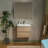24" Wall Mounted Floating Vanity with Resin Composite Vanity Top-88075210-97881854-123260682