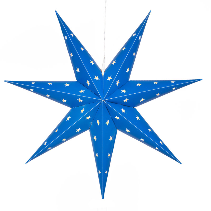 Étoile à piles, Bleu