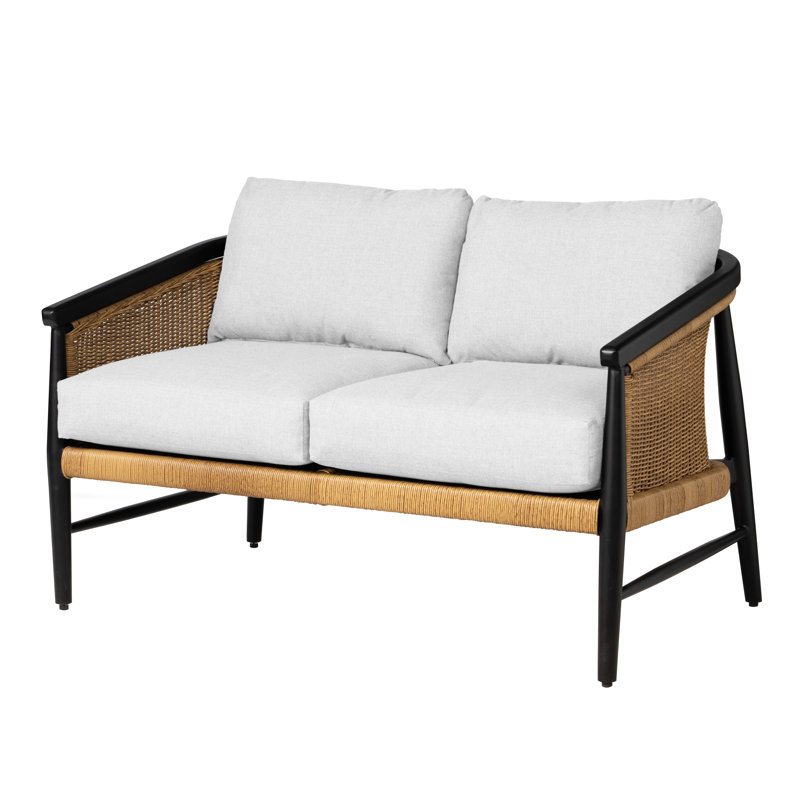 Galloway Outdoor 2 - Seat Loveseat, Canvas Natural