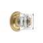 Carré Square Knob-1283210205