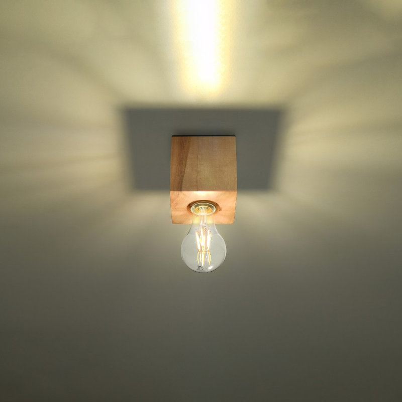 Bang Flush Mount, Wood