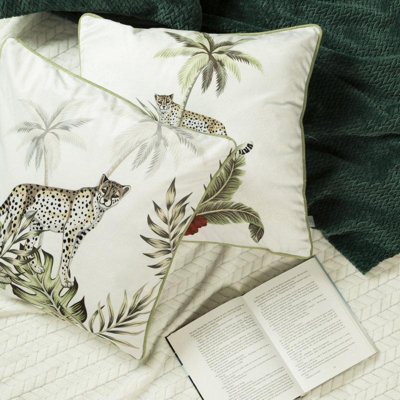 Montevia Polyester No Pattern Bedspread, 170cm W x 210cm L, Dark Green