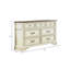 Commode 7 tiroirs Ayden