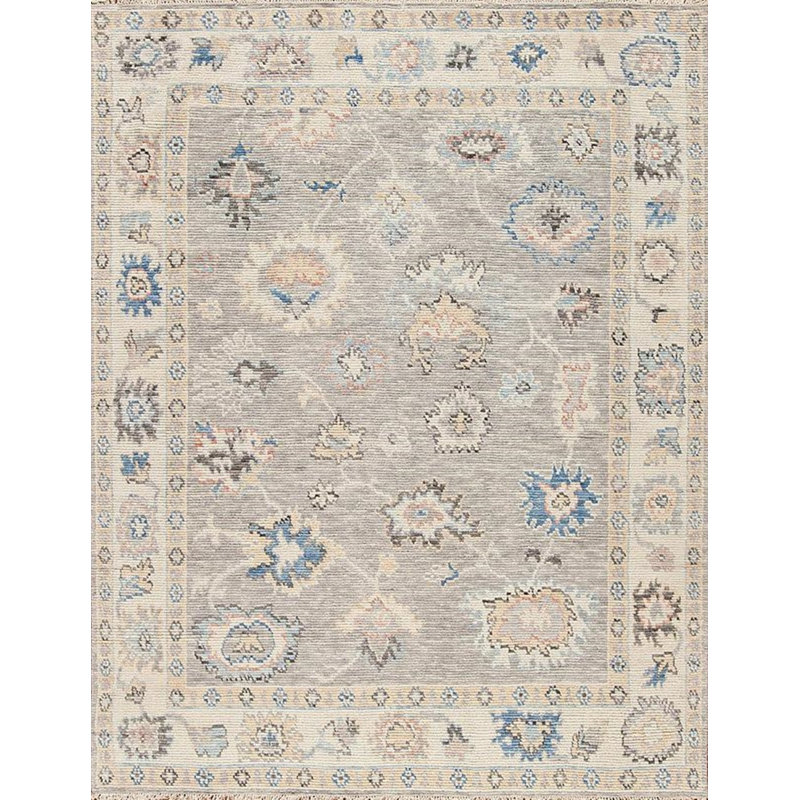 Cascade Hand Knotted Wool Area Rug, Rectangle 10' x 14'