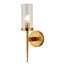 Applique murale dorée 1 lumière Transitional-26392608