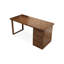 Bureaux rectangulaires en bois massif brun noisette-1889646744-1889646750
