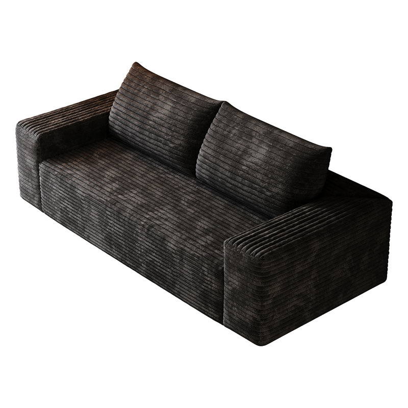 Canapé 63 "2Saser, 2, H 25,22 po x l 63,04 po x P 35,46 po