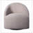 Beige Polyester Side Chair