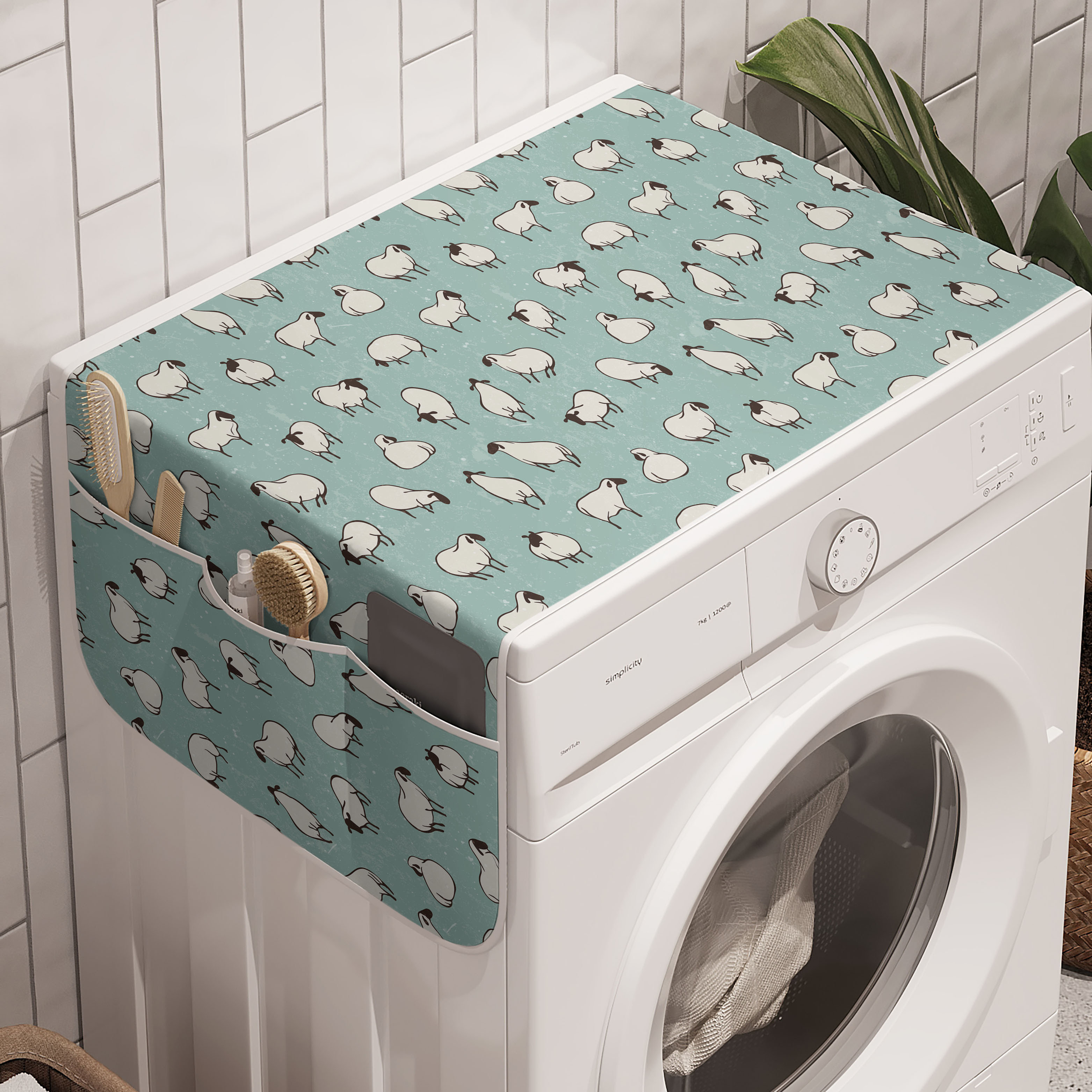 East Urban Home Sheep Washing Machine Organizer Pack of 2 47