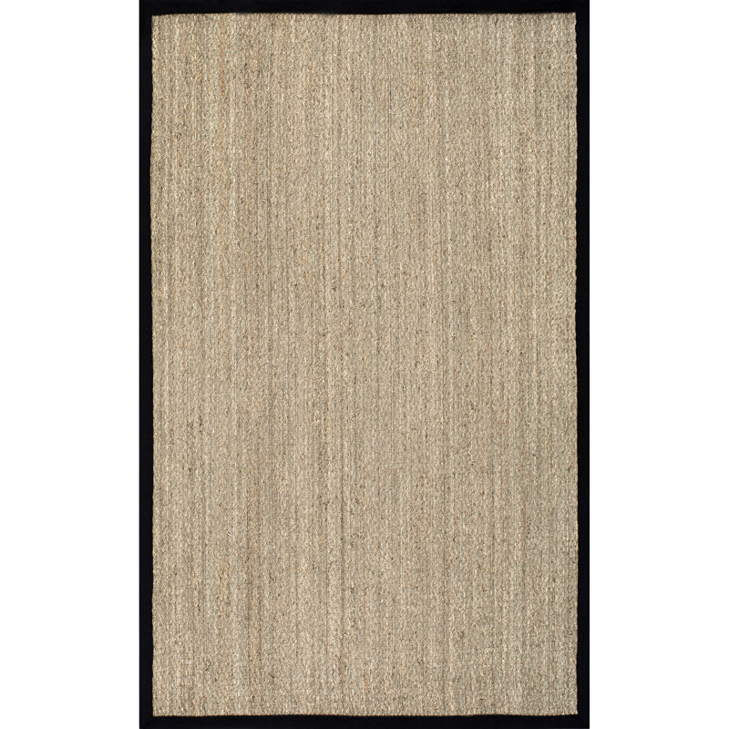 Nasim Flatweave Farmhouse Seagrass Tan Rug, Rectangle 3' x 5'