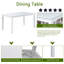 Wooden Dining Rectangular Table With Bench, Kitchen Table With Bench  Small Space,  Person Dining Table-1584873223