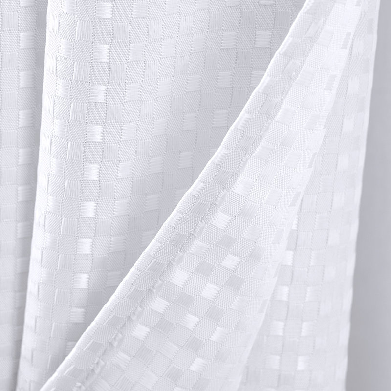 Rideau de douche Jakwon, Blanc