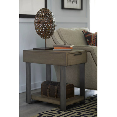 Ceijay End Table with Storage