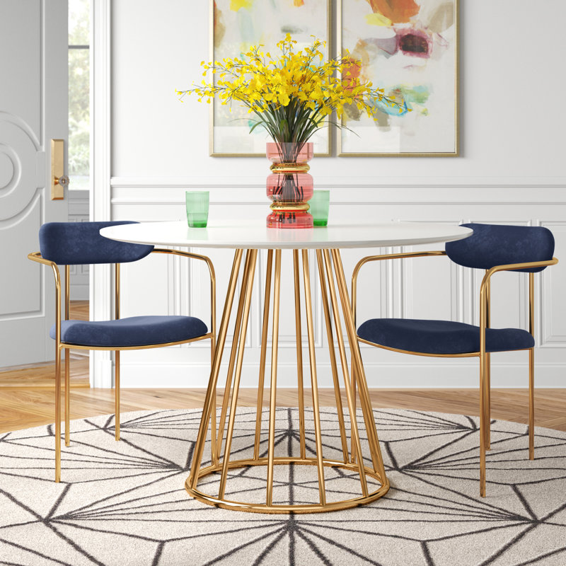 Venice Pedestal Dining Set, 3 Pieces