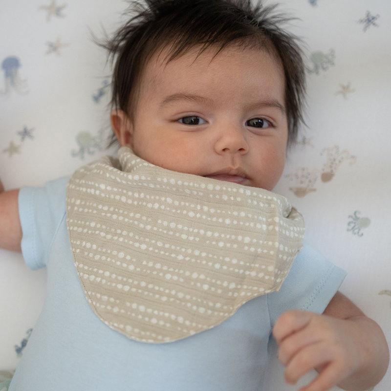 Cove 3-pc. Muslin Bib Set (sea Life)