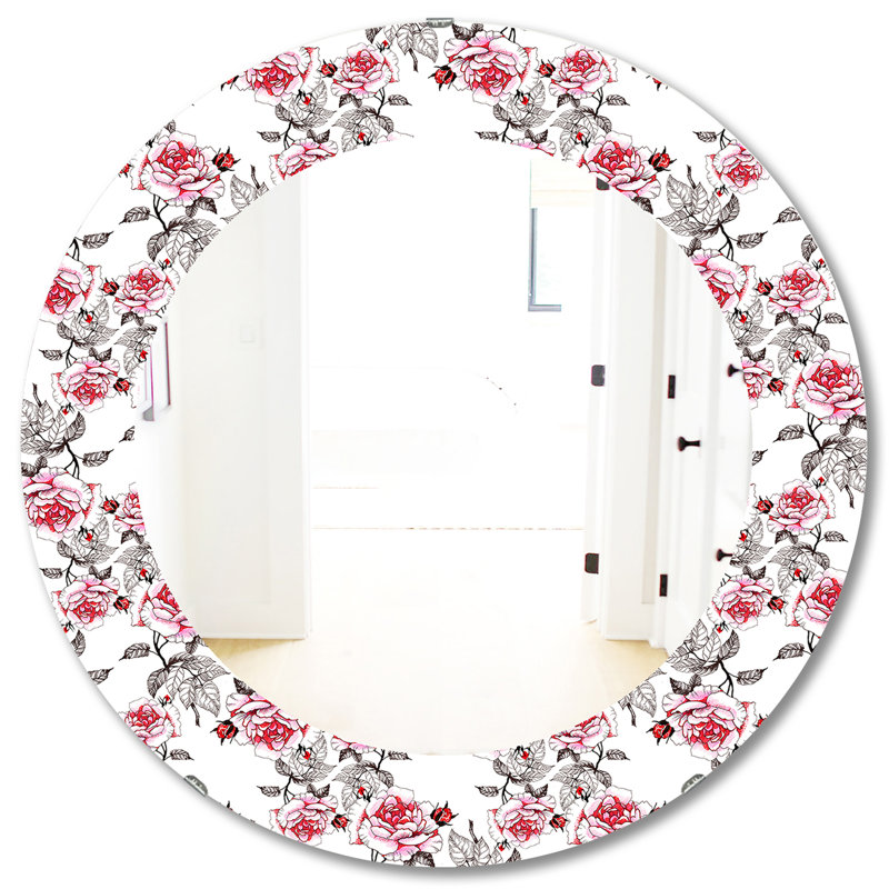 Miroir mural Blossom 3, H 31,5 po x l po