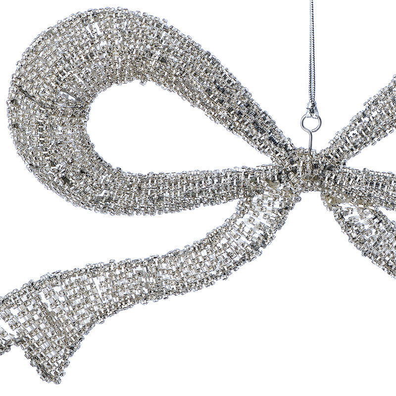 Arc-cadeau 16 po Jewel Wire, Argent argent
