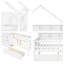 Lit en bois Guardrail avec bande lumineuse à DEL et espace de rangement-1157507150