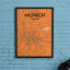 Munich City Map - No Frame Print-1079944750