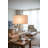 Transitional 1 Light Antique Silver Table Lamp