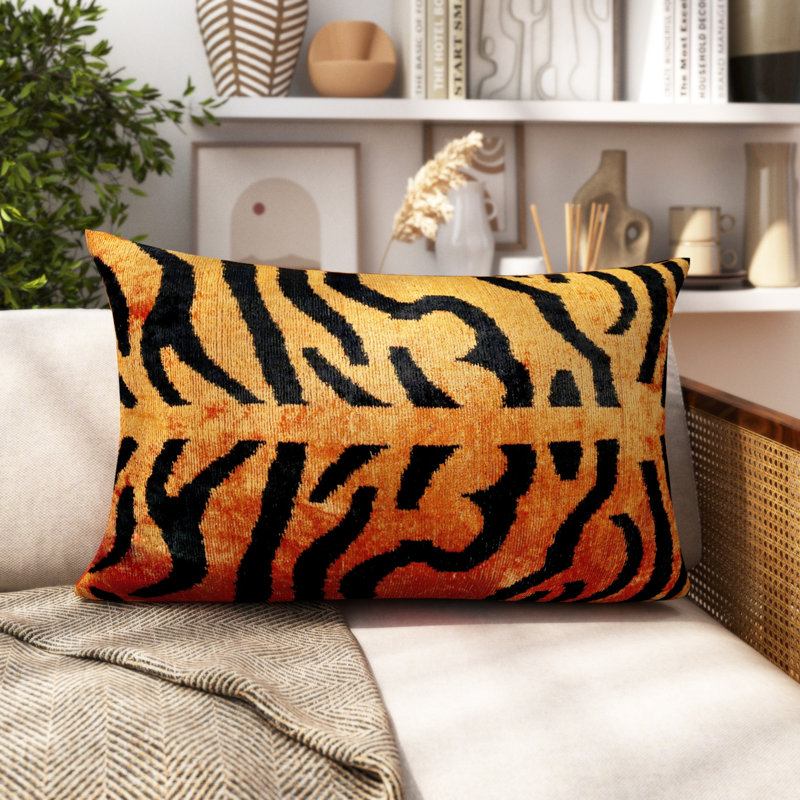 Lumbar Pillow Cover & Insert, Animal Print