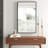 Wooden Minimalistic Wall Mirror with Thin Frame-949114230-949744780