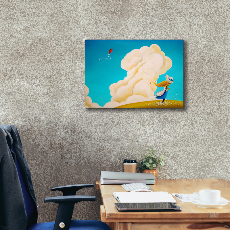 «Paper And String» par Cindy Thornton «Epic Graffiti» par Cindy Thornton, H 18 po x l 26 po